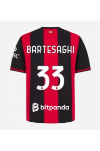 AC Milan Davide Bartesaghi #33 Fotballdrakt Hjemme Klær 2026-27 Korte ermer